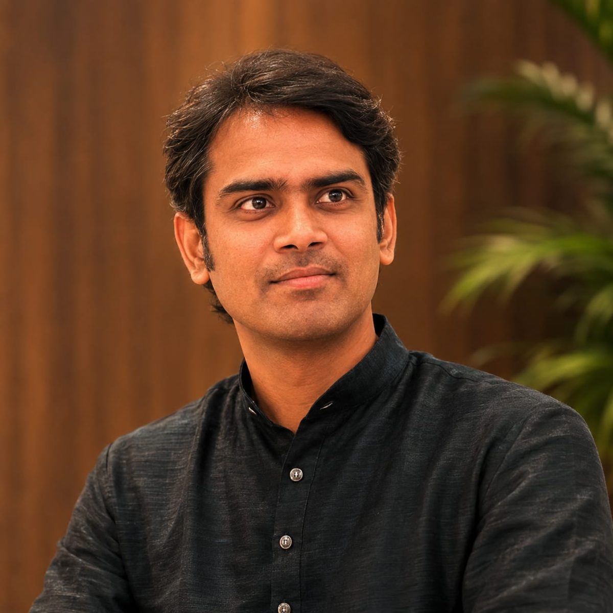 Portrait of Dr. Ashish Kumar Mishra, founder of Ashmay Entertainment